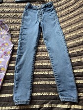 Zara Age 7 Years Boys Blue Denim Skinny Jeans