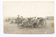 Army Field Gun And Crew 1930s