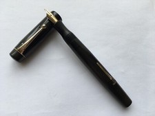 C1930s VINTAGE MENTMORE DIPLOMA BLACK LEVER FILLER FOUNTAIN PEN