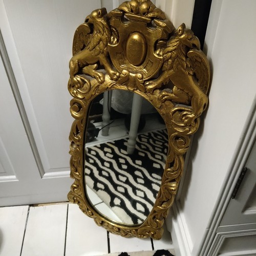 Stunning framed gilt mirror - framed,
