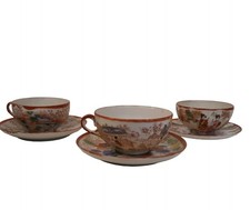 Japanese Geisha Imari Tea Cups