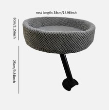 Cat Desk Bed Sturdy Desktop Cat Bed 360° Rotation for Side Table Home Office