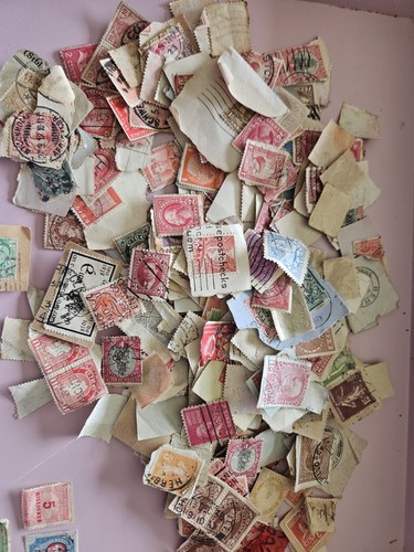 Stamp collection vintage - collection,
