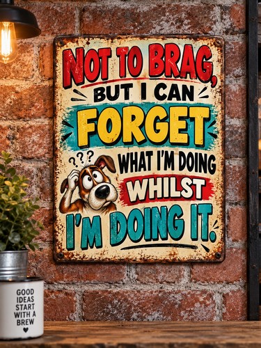 Funny metal vintage looking - vintage,