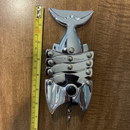 Vintage corkscrew lazy fish - corkscrew,