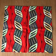 African fabric cushion cover -