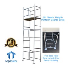 Scaffold tower 4x2ft 6in - scaffold, 5.5m