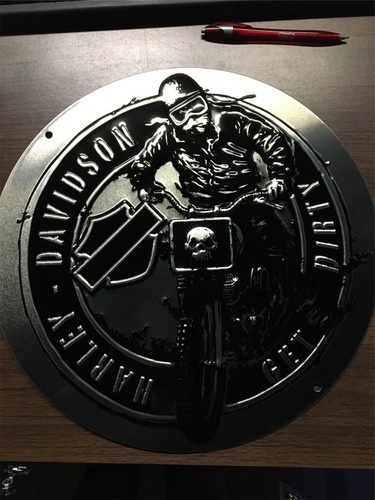 Harley davidson tin metal sign - harley,