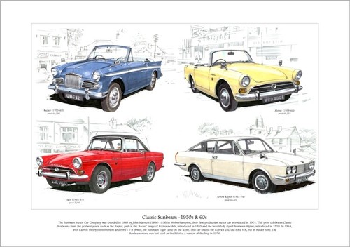 Classic sunbeam 1950s 60s - sunbeam,