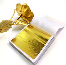 10x Imitation Gold Leaf Sheets
