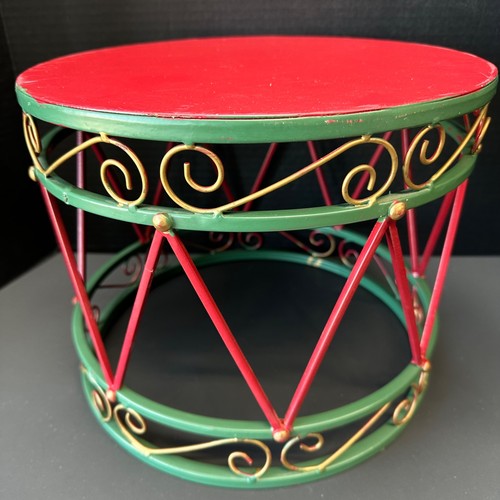 Holiday drum accent - drum, table