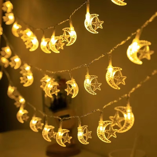 Star moon light string - star, 20