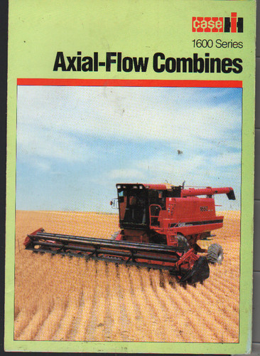 Case axial flow 1600 - ih, "1600
