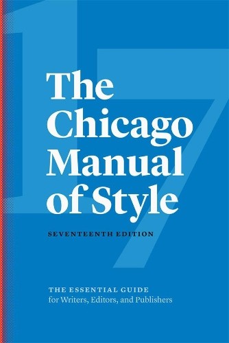 The chicago manual - chicago,