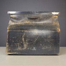 Vintage leather gladstone - vintage,