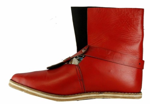 Medieval viking leather shoes - viking,