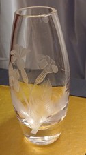 Stuart Crystal Trumpet Vase