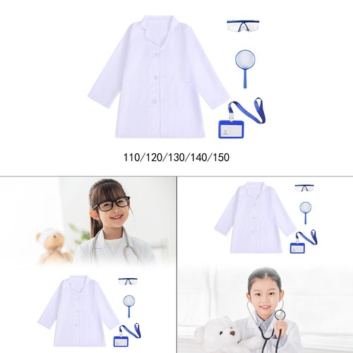 Kids nurse coat dress - up, role