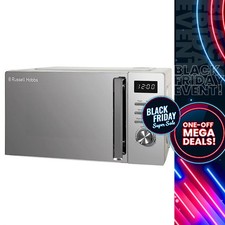 Russell Hobbs RHMD820S Digital Microwave Oven 20L 800W 5 Power Levels Silver