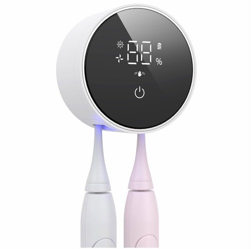 Toothbrush sanitizer wall - toothbrush, sanitizer,