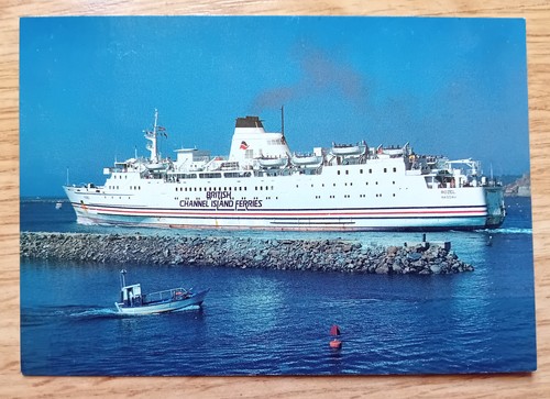 Postcard ferry rozel built - postcard:, ferry-