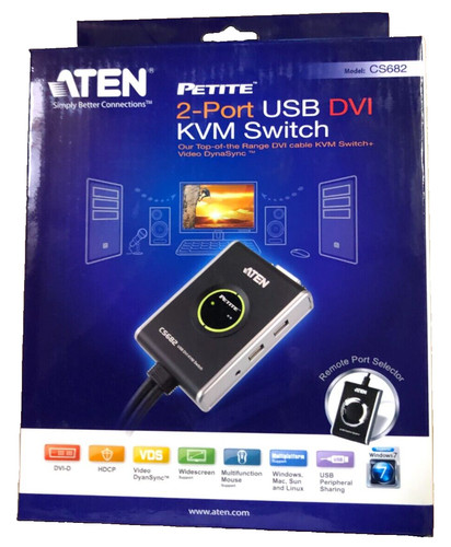 Aten petite port - 2-port, dvi