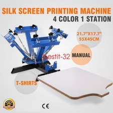 4 Color 1 Station Slik Screen