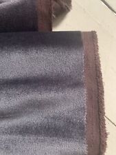 4 Metres Velvet Velour Upholstery Weight Fabric “moleskin” Purple X140cm (bx3