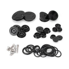 Silver Frame Hole Caps for BMW