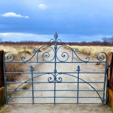 Blue Georgian Farm Gate