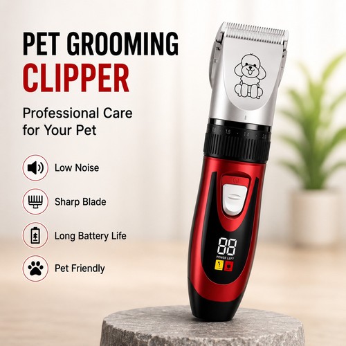 Cordless pet dog cat grooming - pet,