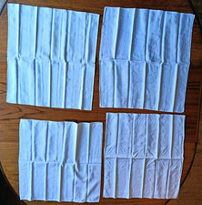 Damask napkins x 4. Laundered