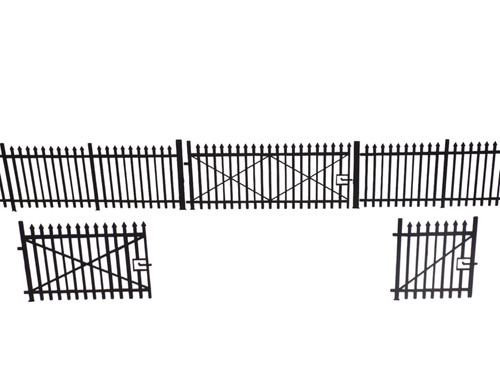 6ft wrought iron - fencing, (56