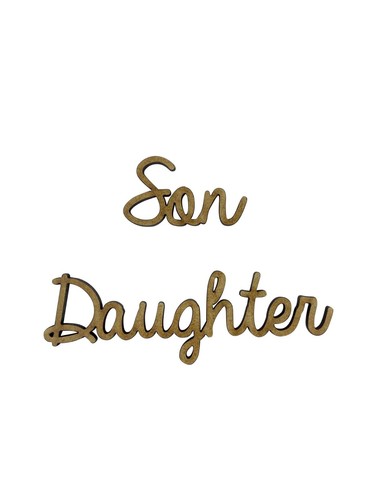 Son daughter words - son,