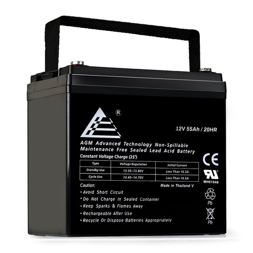 12v 55ah agm battery for - agm,