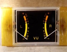 Dual Analog VU Meter movement