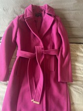 Lipsy Fuschia/Cerise Coat Size