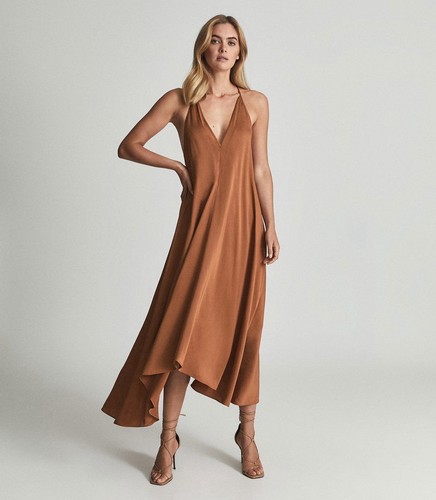 Reiss caramel mabel - reiss, plunge