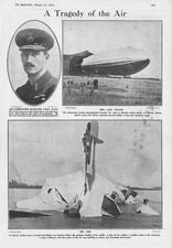 R38 AIRSHIP Disaster at Humber