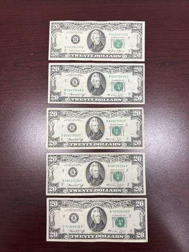 Lot old usa 20 twenty - $20,