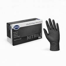 Ultraflex Black Nitrile Gloves