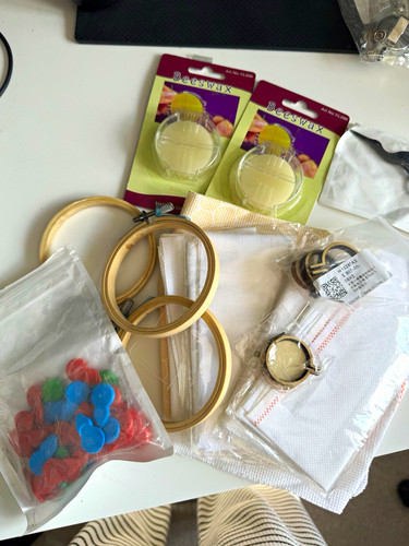 Cross stitch bundle hoops - stitch,