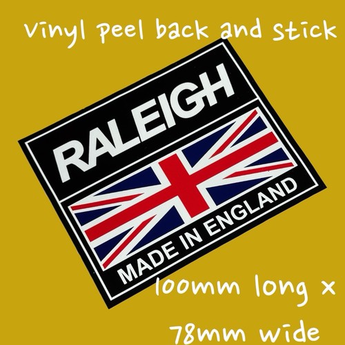 Raleigh frame vinyl sticker - frame,