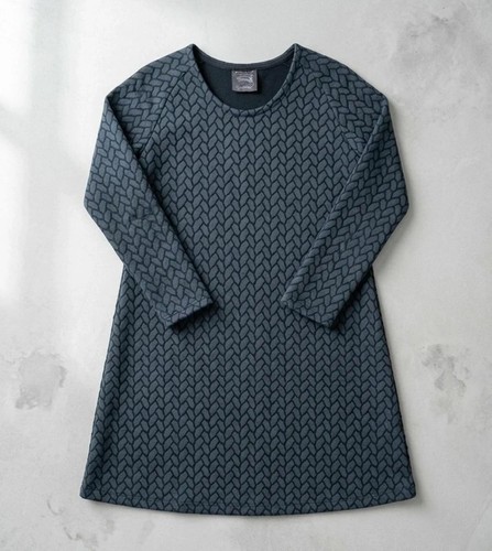Out xile blue grey dress - out,