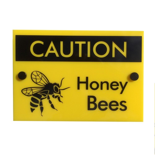 Beekeeping warning sign - beekeeping,