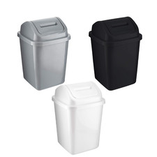 5L Bathroom Bin Swing Top Dust