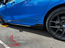BMW 1 SERIES F40 GLOSS BLACK SIDE SKIRTS EXTENSIONS 2020-2023