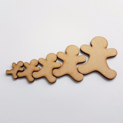 Wooden gingerbread men man - gingerbread,