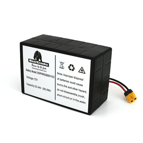 Lithium battery for scavenger - for,