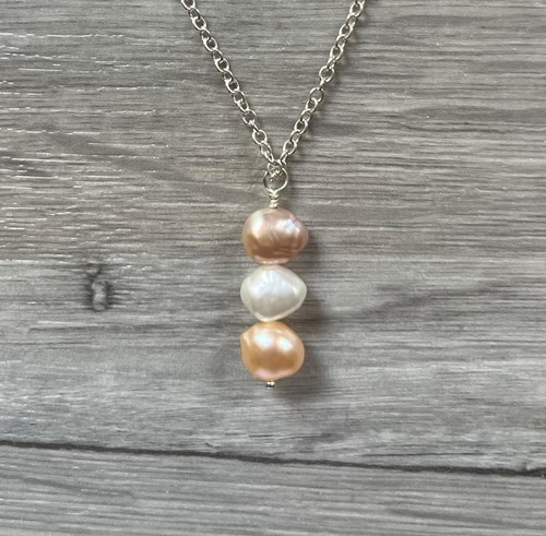 Three freshwater pearls